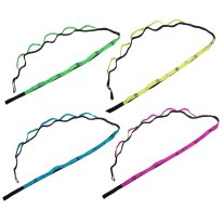 Фитнес ремень для йоги и растяжки мышц с петлями Flexiband, 235 см