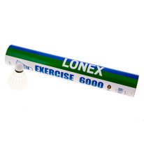 Воланы для бадминтона Lonex Exercise 6000, 12 шт
