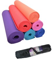 Мат для йоги с чехлом Green Camp Fitness Mat
