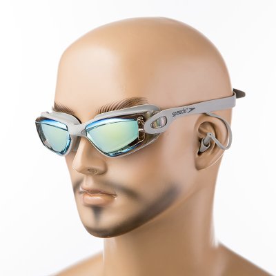 Очки для плавания с берушами Speedo Quicksilver (чехол в комплекте)
