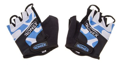 Перчатки замшевые для велоспорта  и фитнеса Ronex RLF Suede, XS, S, M