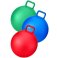 Детский мяч для фитнеса с ручкой, попрыгун JumpBuddy