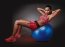 Массажный мяч для фитнеса с насосом Feelfit MSG 55, 65, 75, 85 см