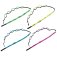 Фитнес ремень для йоги и растяжки мышц с петлями Flexiband, 235 см