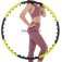 Обруч хула хуп массажный с магнитными элементами Hula Hoop Double Magnetic, 1,7 кг